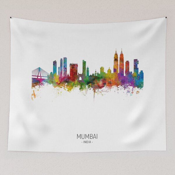 Item preview, Mumbai Skyline India Bombay designed and sold by ArtPrints.