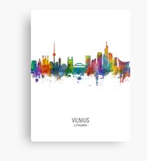 Vilnius Lithuania Skyline Metal Print