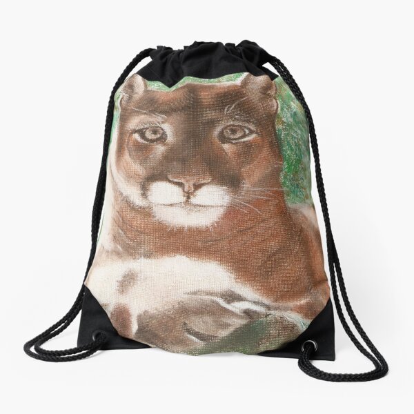 Lion at rest. Drawstring Bag