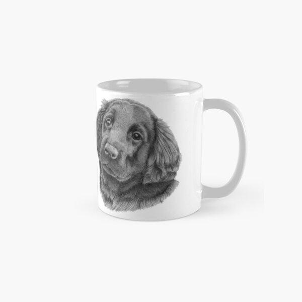 Flatcoated retriever puppy Classic Mug