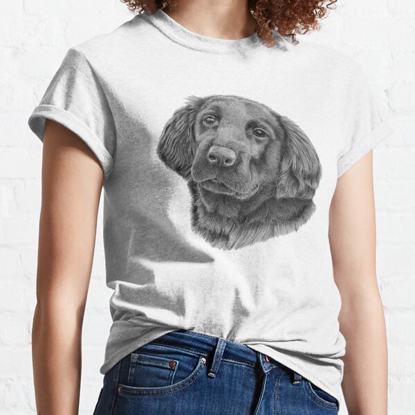 Flatcoated retriever puppy Classic T-Shirt