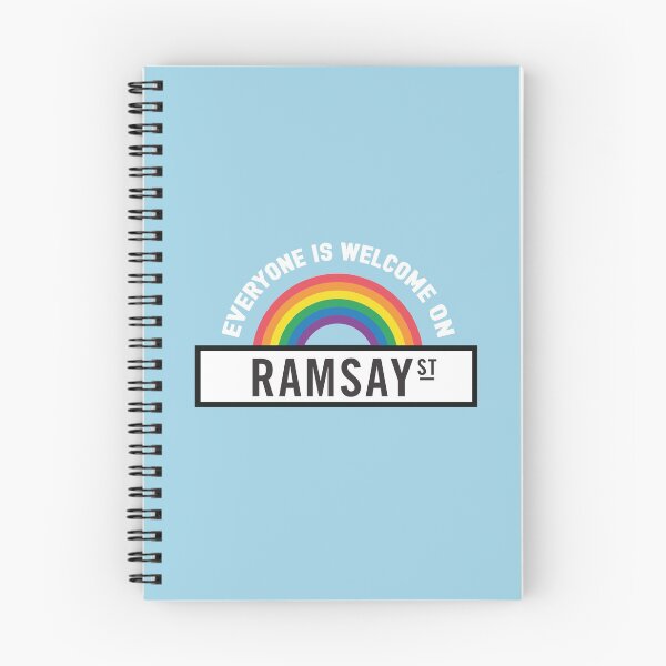 Item preview, Everyone Is Welcome On Ramsay Speak - Neighbours Gay Pride MardiGras Print designed and sold by GrumpyWire.