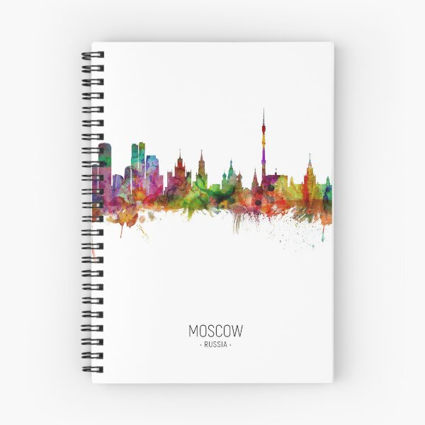 Artikelvorschau, Moskau Russland Skyline entworfen und verkauft von ArtPrints.