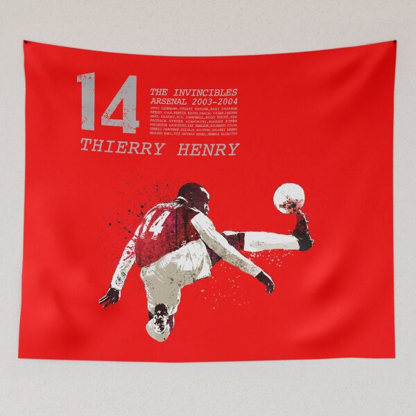 Item preview, Thierry Henry the invincibles on red designed and sold by designwowow.