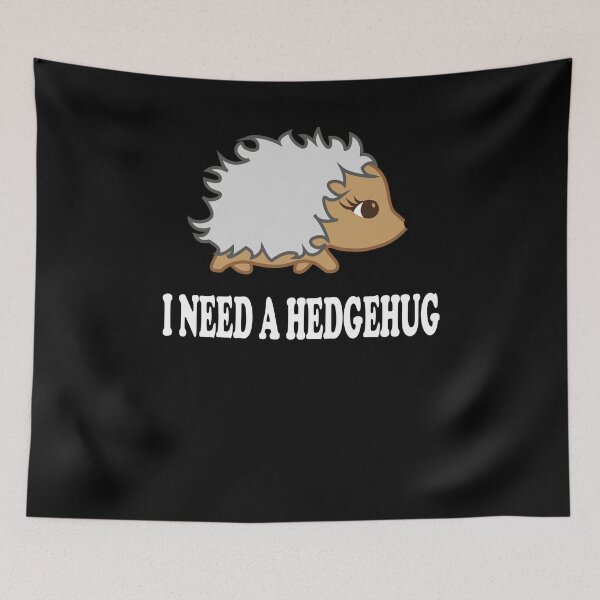 Item preview, Hedgehog hug pun Hedgehug designed and sold by zejose.
