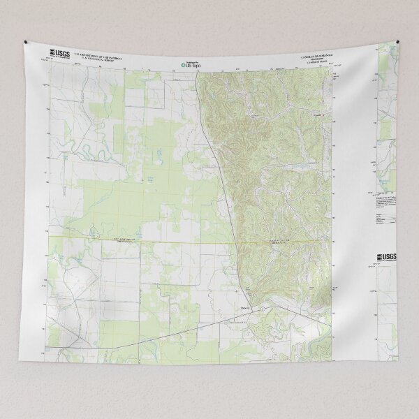Item preview, USGS TOPO Map Mississippi MS Cascilla 20120418 TM designed and sold by WetdryvacRBO2.