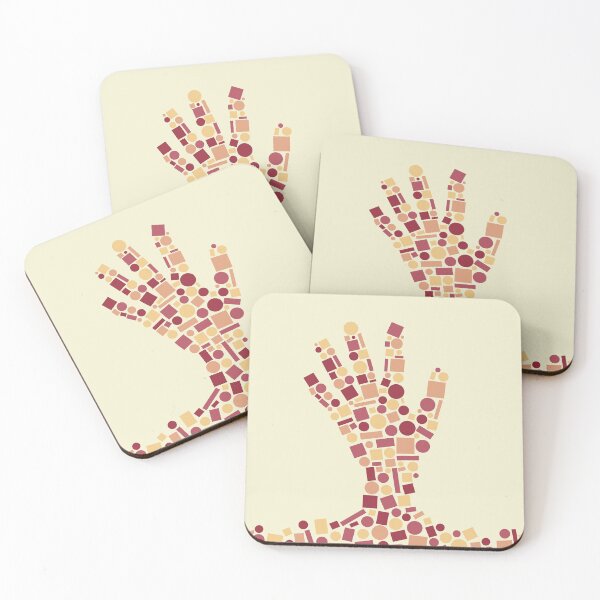 Item preview, Hand by Shapes - Warm Version designed and sold by Katherine Ann.