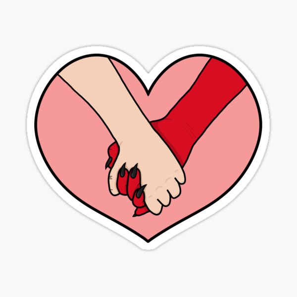 Devil hands Sticker