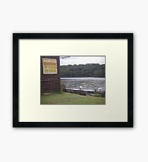 A lazy afternoon on the water Framed Print