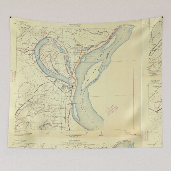 Item preview, USGS TOPO Map Louisiana LA Lake Providence 333908 1911 31680 designed and sold by WetdryvacRB01.