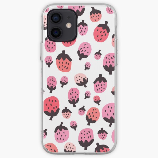 Strawberry Pinks iPhone Soft Case