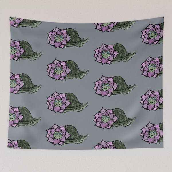 Item preview, Pretty Little Flower Turtle designed and sold by Otter-Grotto.