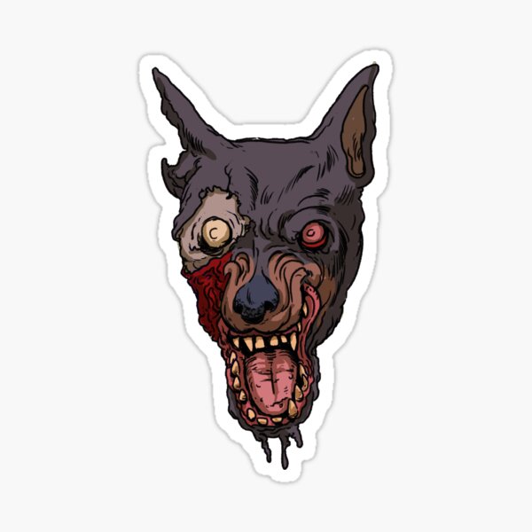 Zombie dog Pegatina