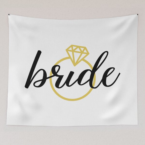 Item preview, Bride with Diamond Ring (Gold) designed and sold by Design Minds Boutique.