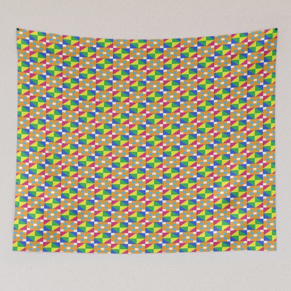 Item preview, Colorful Kente Cloth Seamless Pattern designed and sold by 8118420I.