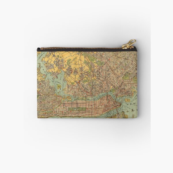 Item preview, Vintage Map of New York City (1913) designed and sold by BravuraMedia.