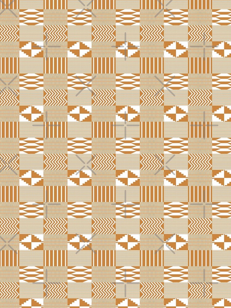 Gold and White Kente Cloth Seamless Pattern" A-Line Dress for Sale by  MaiHardt | Redbubble