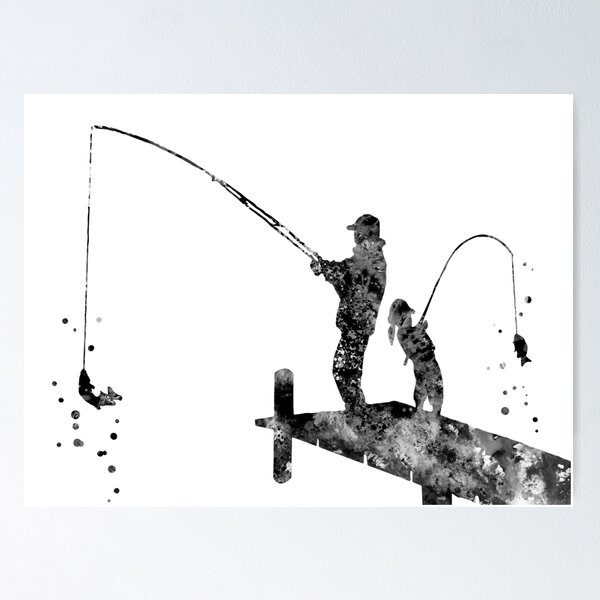 Fisherman Gifts For Dad Boyfriend Men Fishing Sticker by Magnum