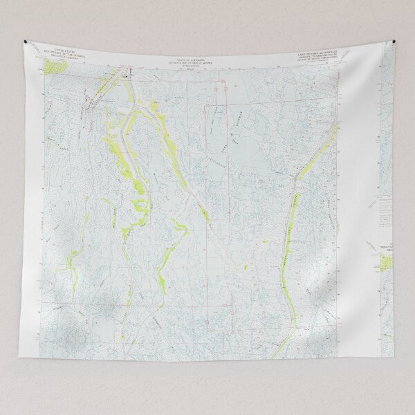 Item preview, USGS TOPO Map Louisiana LA Lake Quitman 332514 1964 24000 designed and sold by WetdryvacRB01.