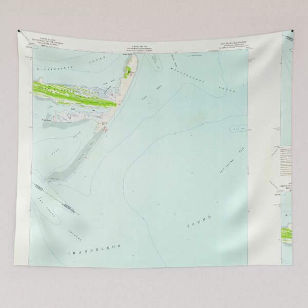 Item preview, USGS TOPO Map Mississippi MS Cat Island 335452 1951 24000 designed and sold by WetdryvacRBO2.