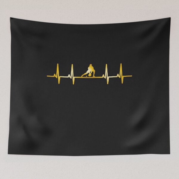 Item preview, Baseball picture ECG curve heartbeat heart rate designed and sold by dm4design.