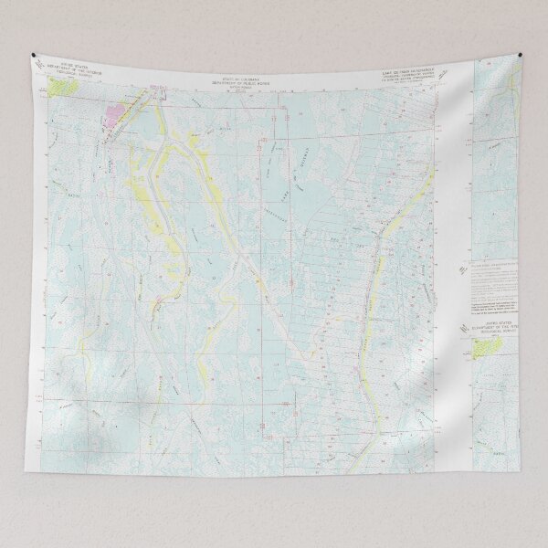 Item preview, USGS TOPO Map Louisiana LA Lake Quitman 332516 1964 24000 designed and sold by WetdryvacRB01.