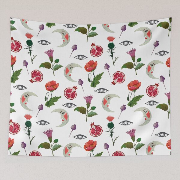 Item preview, Poppy, Datura, thistle designed and sold by zatmeniee.