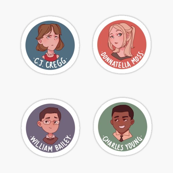 Item preview, West Wing Sticker Set 2 designed and sold by ElizabethYe.