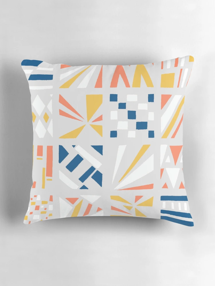 Thumbnail 3 of 4, Pillow, Abstract One designed and sold by -Patternation-.