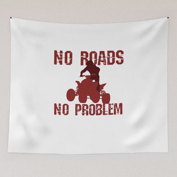 Item preview, no roads no problem | ATV T-shirt designed and sold by Rokahr-overland.
