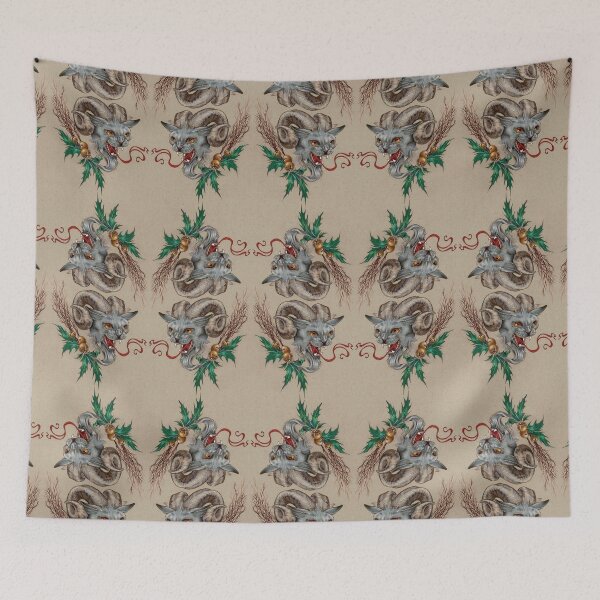 Item preview, Krampus Kitty (with Holly) designed and sold by justteejay.