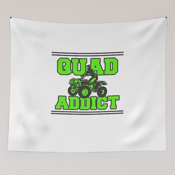 Item preview, quad addict | ATV T-shirt designed and sold by Rokahr-overland.