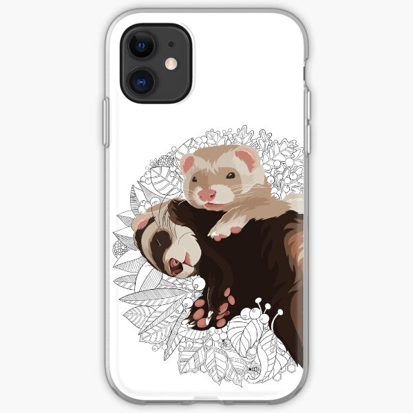 Ferret Art #2 - ElinationART iPhone Soft Case