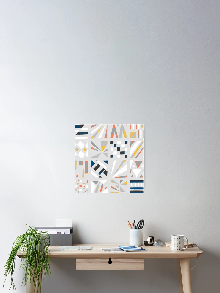 Thumbnail 2 of 3, Poster, Abstract Four designed and sold by -Patternation-.