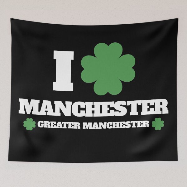 Item preview, I Love Irish Manchester, Greater Manchester for St. Patricks Day designed and sold by elhefe.