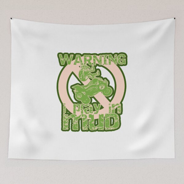 Item preview, warning I play in mud | ATV T-shirt designed and sold by Rokahr-overland.
