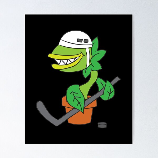 Item preview, Carnivorous plant plays ice hockey designed and sold by Mohja-Design.