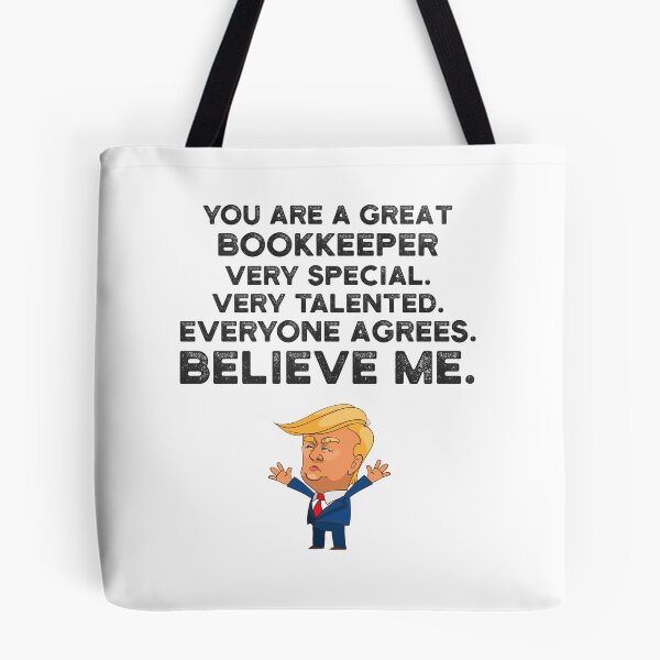 Item preview, Bookkeeper Funny Trump designed and sold by UneDesigns.