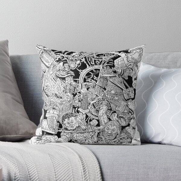 GROGZINE 2 Throw Pillow