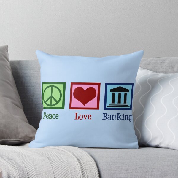 Item preview, Peace Love Banking designed and sold by Epic Love Designs.