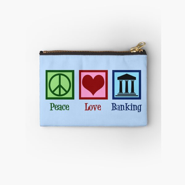 Item preview, Peace Love Banking designed and sold by Epic Love Designs.