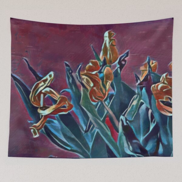 Item preview,  Wilting tulips number two  designed and sold by jeugenet.