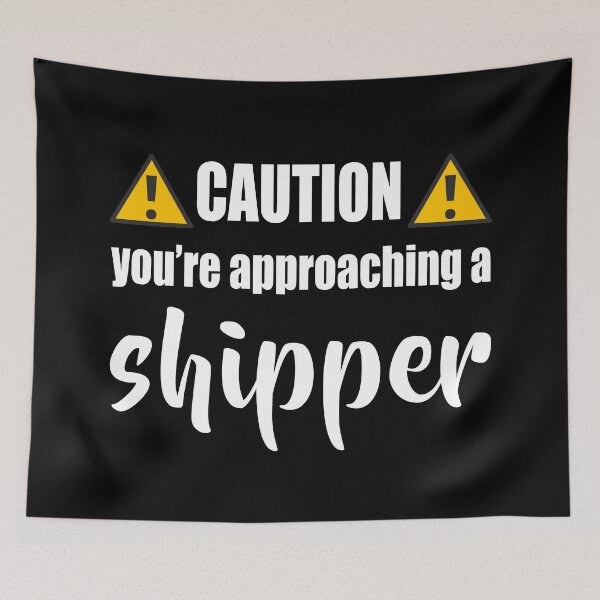 Item preview, Caution you're approaching a shipper (Black) designed and sold by AlexVR.