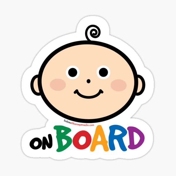 Item preview, Baby on Board Stickers designed and sold by Kessai.