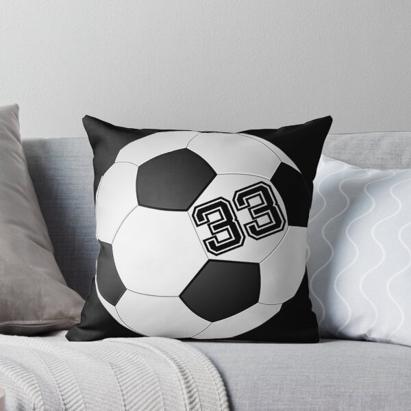 Item preview, Football Soccer Player Jersey No 33 Back Number #33 Ball Sport Sticker Gift designed and sold by theshirtinator.