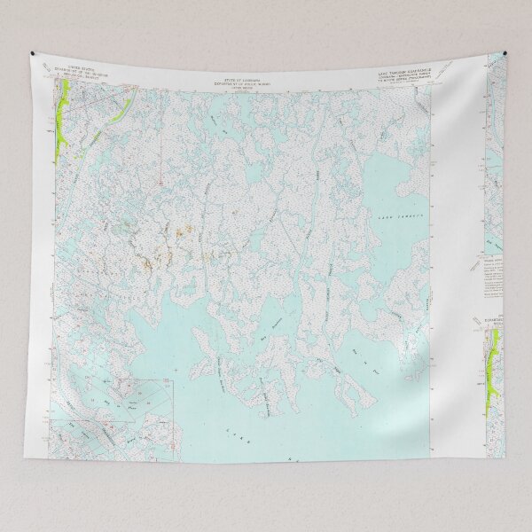 Item preview, USGS TOPO Map Louisiana LA Lake Tambour 332522 1964 24000 designed and sold by WetdryvacRB01.