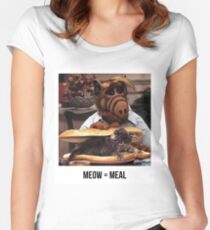 Camiseta entallada de cuello redondo Alf Meow