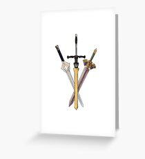 Fire Emblem - Legendary Swords Greeting Card