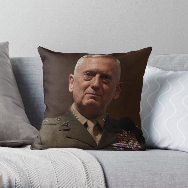James Mattis Throw Pillow