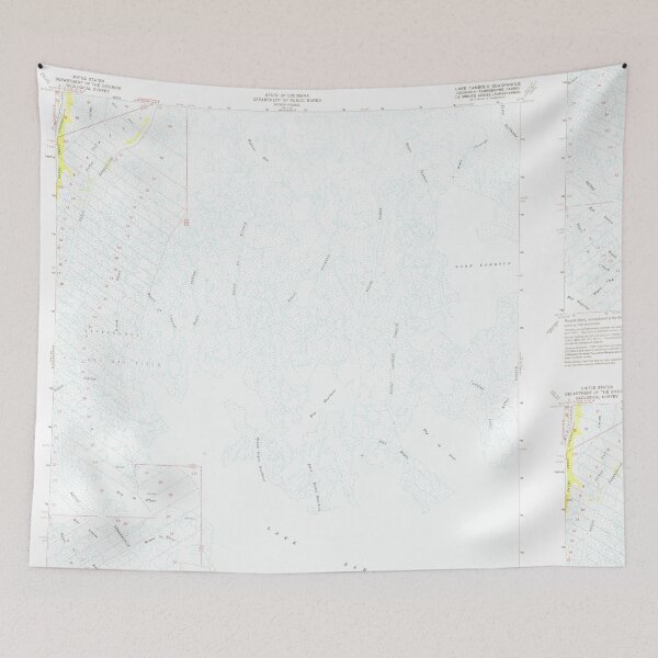Item preview, USGS TOPO Map Louisiana LA Lake Tambour 332523 1964 24000 designed and sold by WetdryvacRB01.